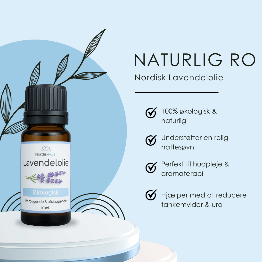 Oplev naturlig ro fra øko lavendelolie