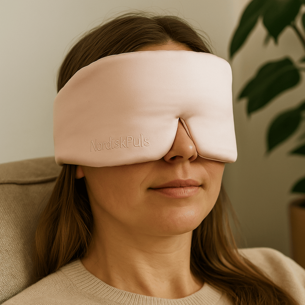 Bloker lyset med en søvnmaske
